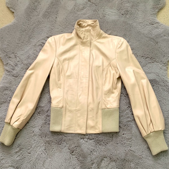 Beautiful blush pink soft Bebe leather jacketđź’• - Picture 6 of 6